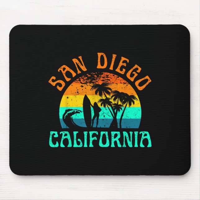 San Diego California Beach Surfa Summer Vacation G Musmatta (Framsidan)