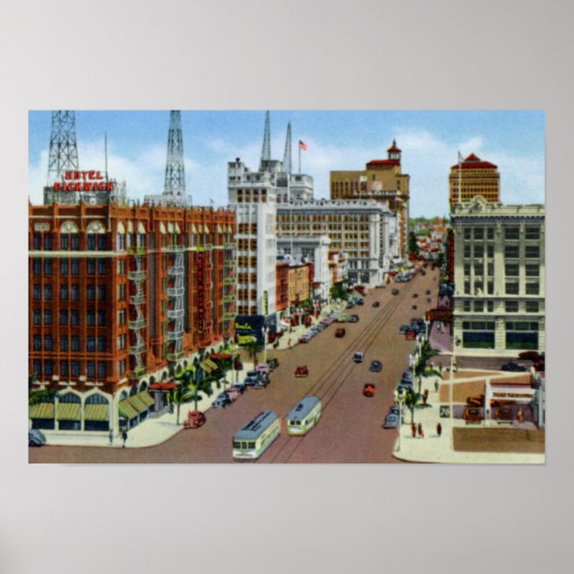 San Diego California Broadway Poster (Framsidan)