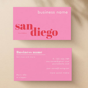 San Diego California företag butik Företagskort Visitkort