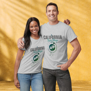 San Diego California Geometric Handflatan T Shirt