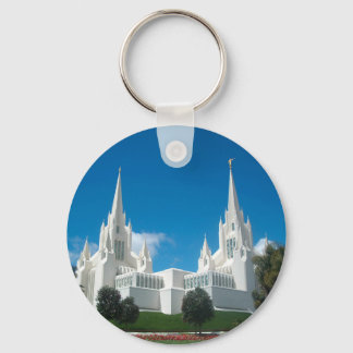 San Diego California LDS Temple Keychain Nyckelring