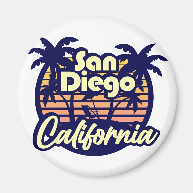 San Diego California Magnet (Framsidan)