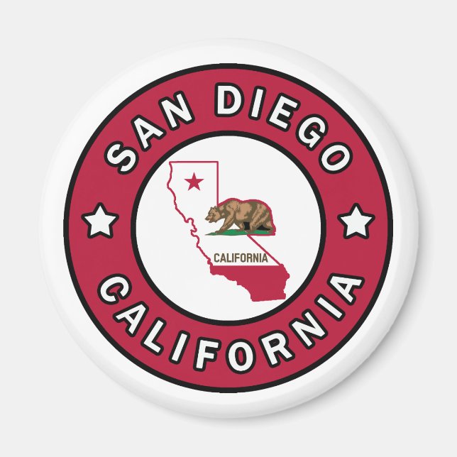 San Diego California Magnet (Framsidan)