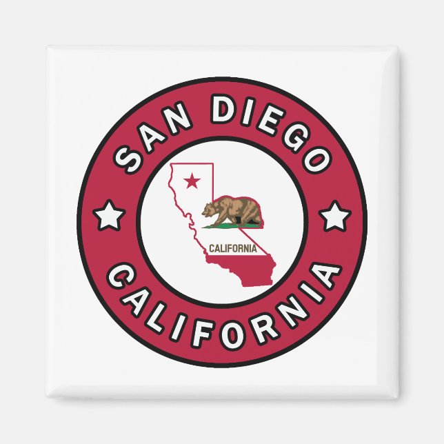San Diego California Magnet (Framsidan)