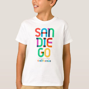 San Diego California Mid Century, Pop Art T Shirt