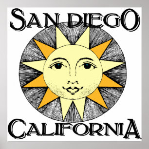 San Diego California Poster