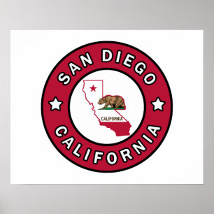 San Diego California Poster