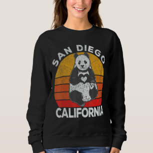 San Diego California Retro Panda Zoo Vintage T Shirt