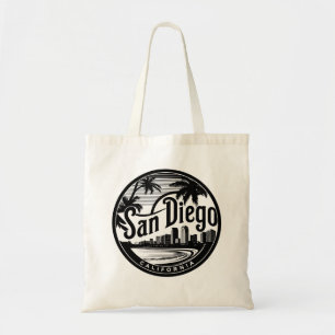 San Diego California Siluett Tygkasse
