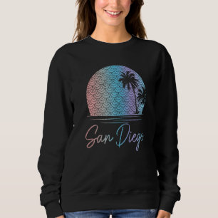 San Diego California Sjöjungfru Handflatan Träd Gi T Shirt