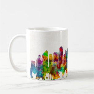 San Diego California Skyline Kaffemugg