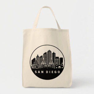 San Diego California Skyline Tygkasse