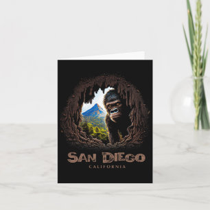 San Diego California Souvenir Hiking Kort