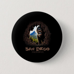 San Diego California Souvenir Vandring Knapp