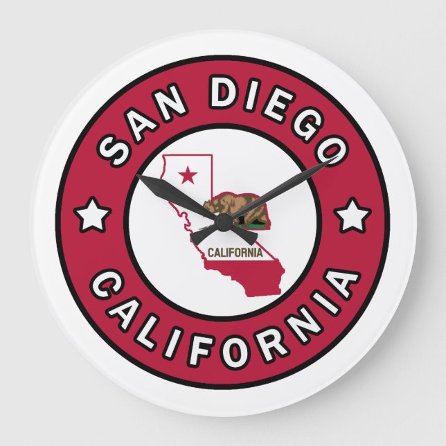 San Diego California Stor Klocka (Framsida)