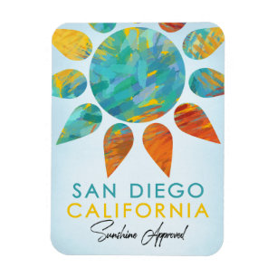 San Diego California Sunshine Travel Magnet