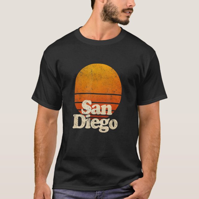 San Diego California T Shirt (Framsida)