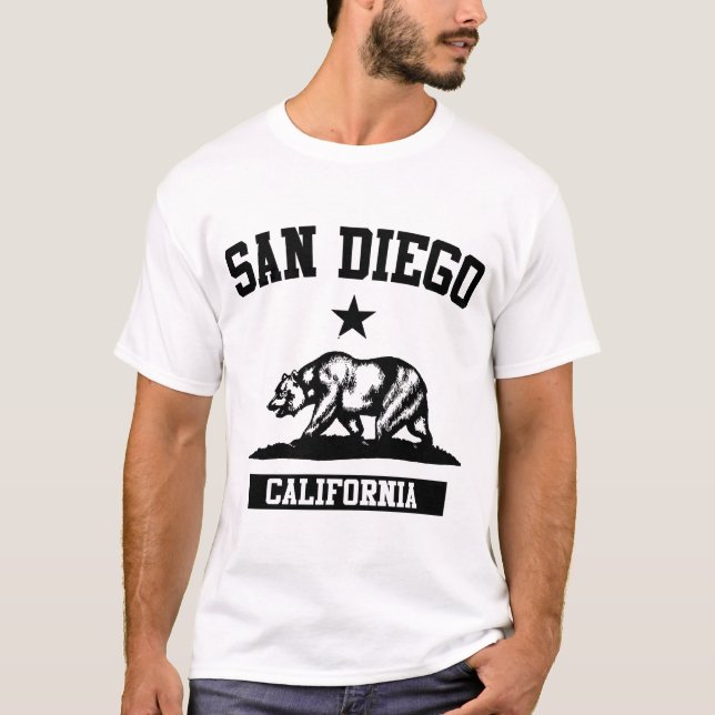 San Diego California T-shirt (Framsida)
