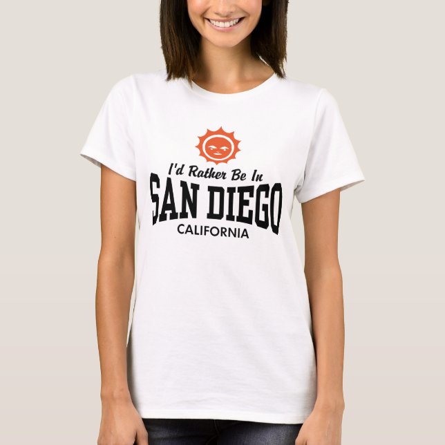 San Diego California Tee (Framsida)