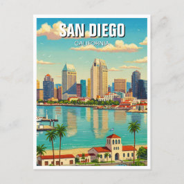 San Diego California Travel Vykort