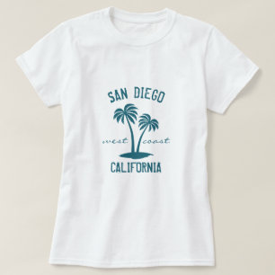 San Diego California Väster Kusten T-Shirt
