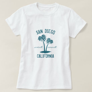 San Diego California Väster Kusten T-Shirt