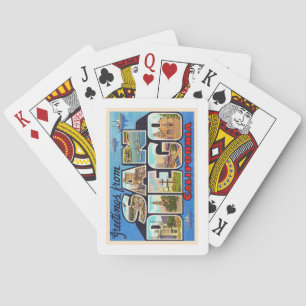 San Diego California Vintage Large Brev vykort Casinokort