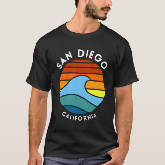 San Diego California Wave T Shirt