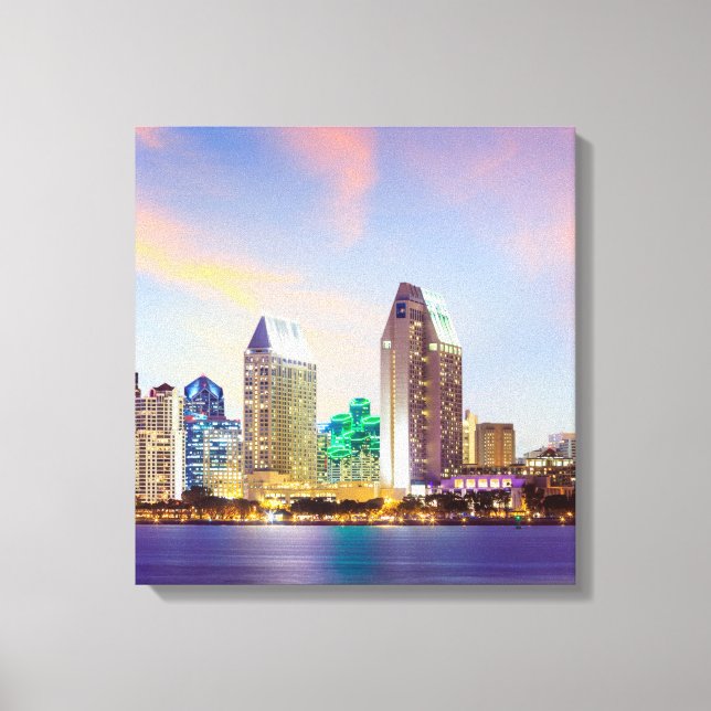 San Diego California Wrapped Canvas 16,80 x 17,50  (Framsida)