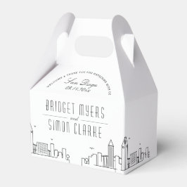 San Diego | City Skyline Bröllop Presentaskar