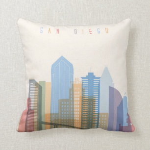 San Diego City Skyline Kudde