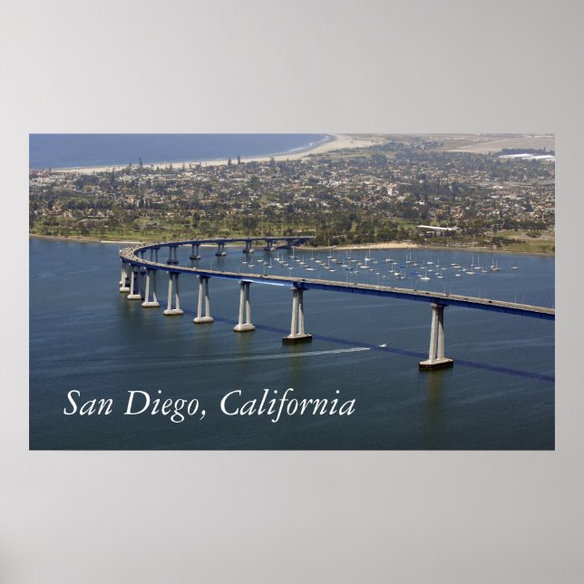 San Diego Coronado Bridge Poster (Framsidan)