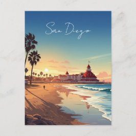 San Diego Coronado Vykort