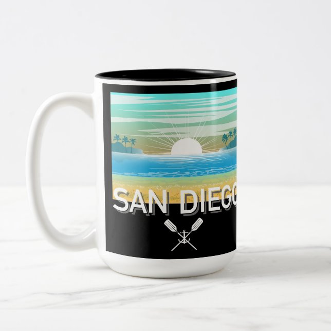 San Diego Design - 2-Tone Mugg (Vänster)