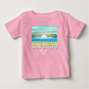 San Diego Design - Babyfint T-shirt i jersey