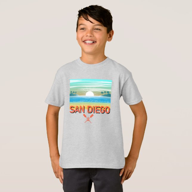 San Diego Design - Bards grundläggande T-Shirt (Hel framsida)
