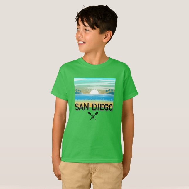 San Diego Design - Barn Basic T-Shirt (Hel framsida)