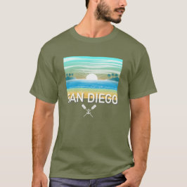 San Diego Design - Basic Mörk T-Shirt