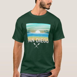 San Diego Design - Basic Mörk T-Shirt