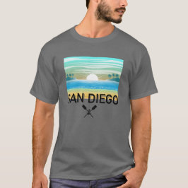 San Diego Design - Basic Mörk T-Shirt