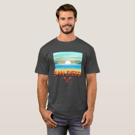 San Diego Design - Basic Mörk T-Shirt