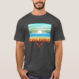 San Diego Design - Basic Mörk T-Shirt