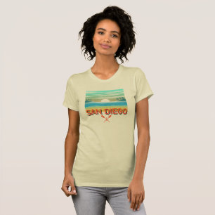 San Diego Design - Dam-Bella+Canvas slank passform T Shirt