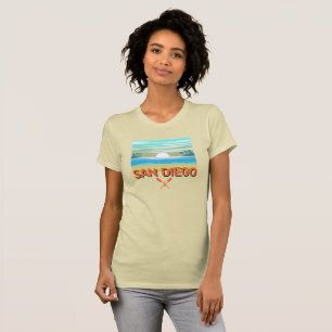 San Diego Design - Dam-Bella+Canvas slank passform T Shirt