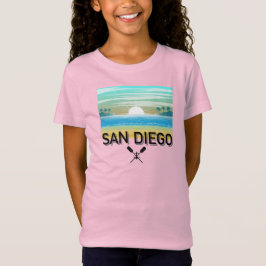San Diego Design - Flickors fina bomullströja T Shirt