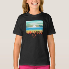 San Diego Design - Flickors Grundläggande T-Shirt