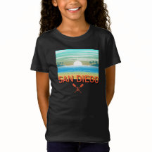San Diego Design - Girls Bra Jersey T-Shirt