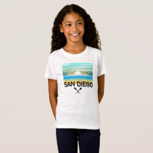 San Diego Design - Girls Bra Jersey T-Shirt