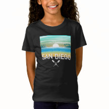 San Diego Design - Girls Bra Jersey T-Shirt