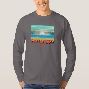 San Diego Design - Grundläggande långärmad t-shirt